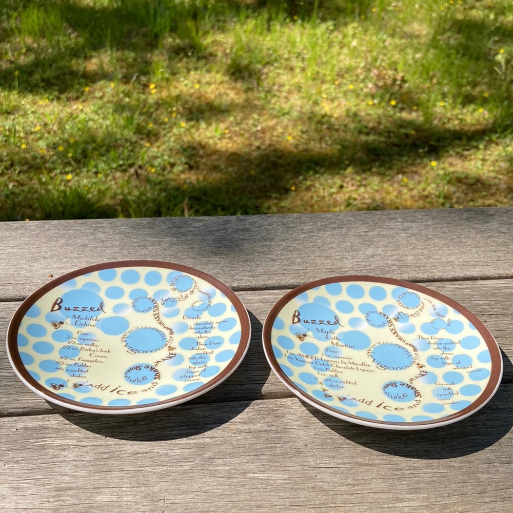 Set of Two Mini Plates